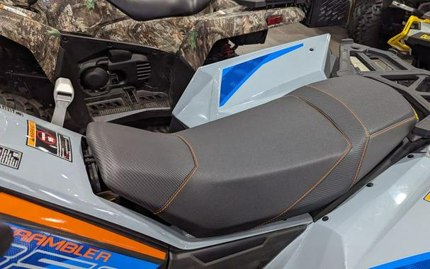 New 2024 POLARIS SCRAMBLER 850 STORM GRAY AND RADAR BLUE