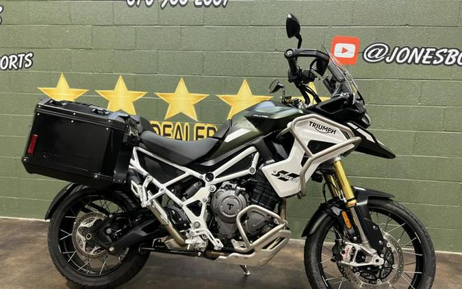 2023 Triumph Tiger 1200 Rally Pro Matte Khaki Green