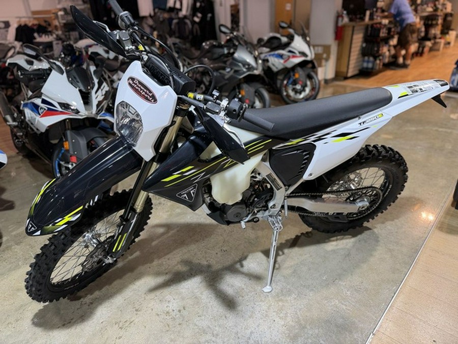 2026 Triumph TF 250-E Jet BlackPure White