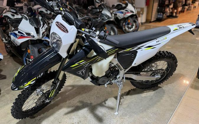 2026 Triumph TF 250-E Jet BlackPure White
