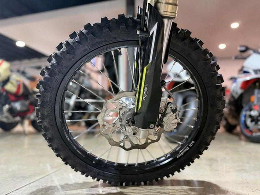 2026 Triumph TF 250-E Jet BlackPure White