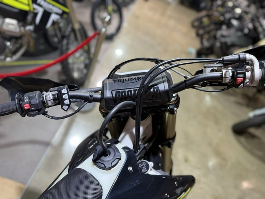 2026 Triumph TF 250-E Jet BlackPure White
