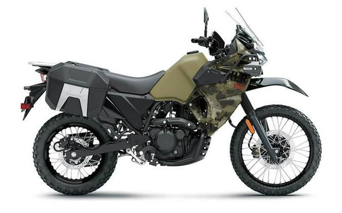 2025 Kawasaki KLR®650 Adventure ABS Cypher Camo Beige