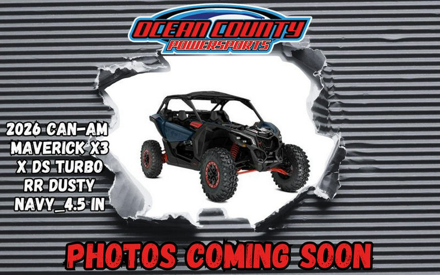 2026 Can-Am® Maverick X3 X ds Turbo RR Dusty Navy_4.5 in