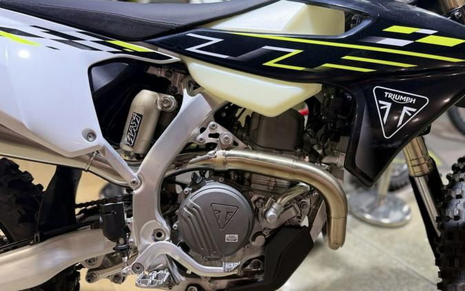 2026 Triumph TF 450-E Jet BlackPure White