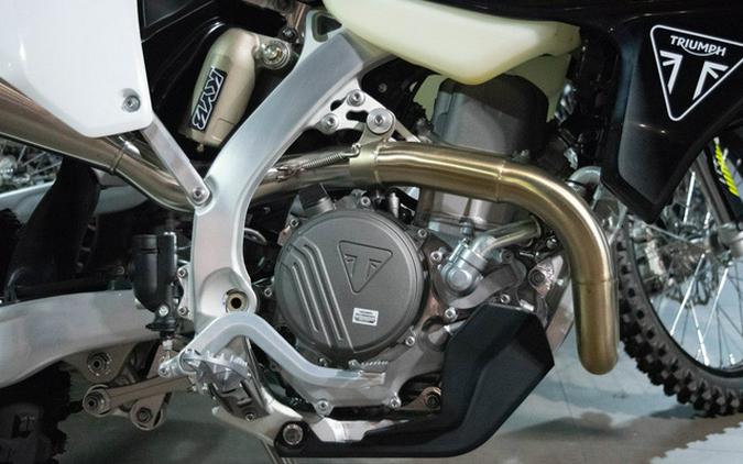 2026 Triumph TF 450-E Jet BlackPure White
