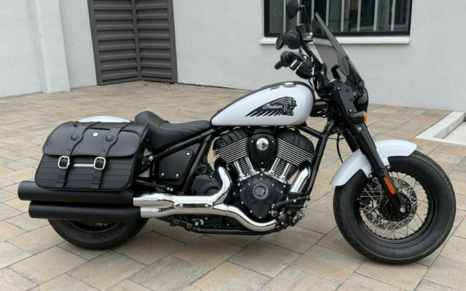 2024 Indian Chief Bobber Ghost White Metallic Smoke
