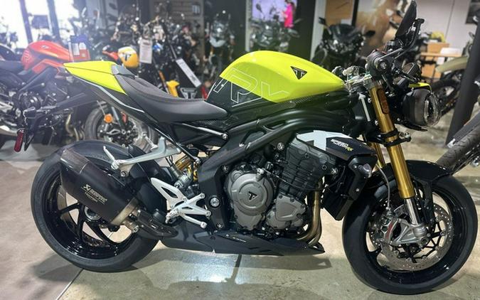2026 Triumph Speed Triple 1200 RX Triumph Performance Yellow 1200 RX