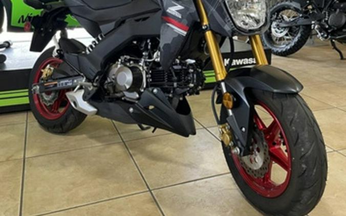 2024 Kawasaki Z125 PRO Cypher Camo Gray MatteMetallic Matte Car
