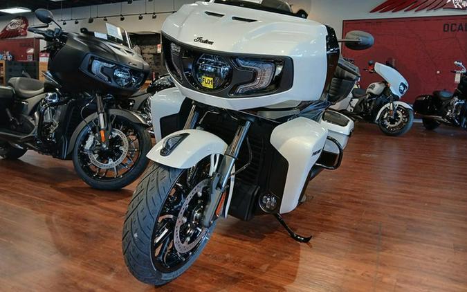 2026 Indian Pursuit Dark Horse 112 Ghost White Metallic with Black Metallic