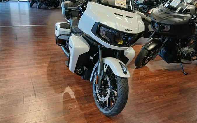 2026 Indian Pursuit Dark Horse 112 Ghost White Metallic with Black Metallic