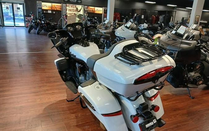 2026 Indian Pursuit Dark Horse 112 Ghost White Metallic with Black Metallic