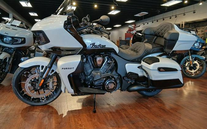2026 Indian Pursuit Dark Horse 112 Ghost White Metallic with Black Metallic
