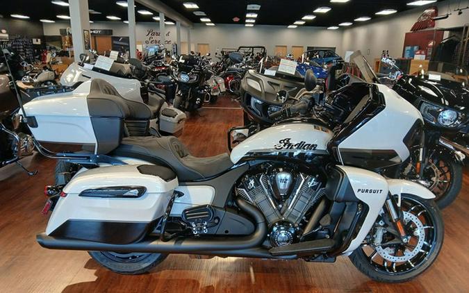2026 Indian Pursuit Dark Horse 112 Ghost White Metallic with Black Metallic