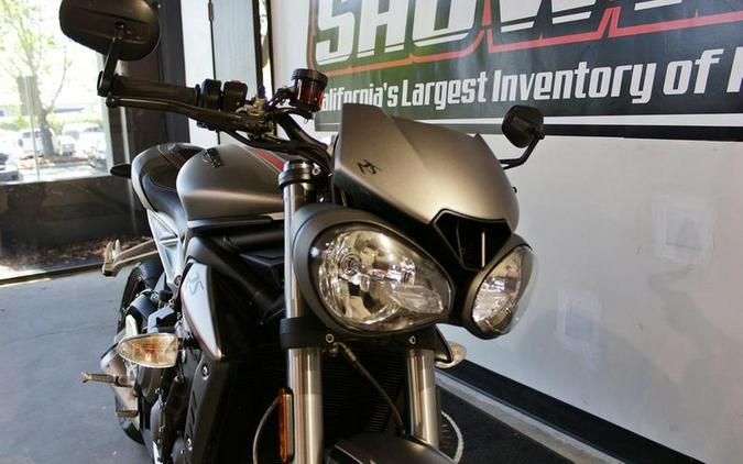 2018 Triumph Street Triple RS Matt Silver Ice