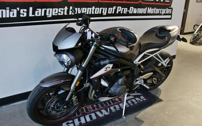 2018 Triumph Street Triple RS Matt Silver Ice