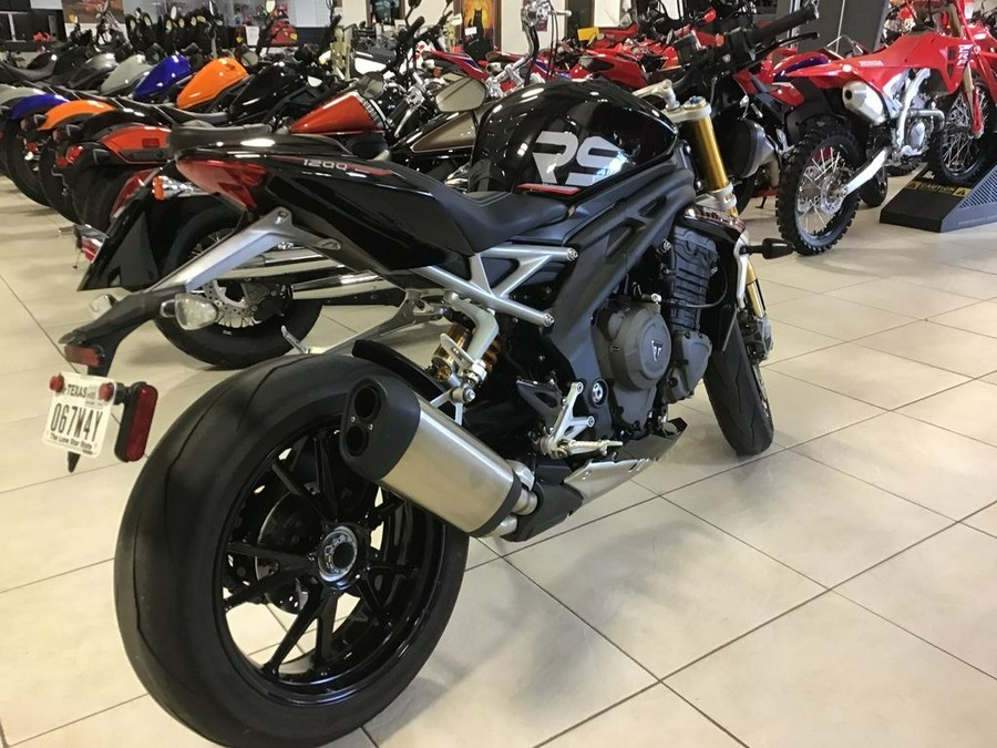 2023 Triumph Speed Triple 1200 RS Sapphire Black