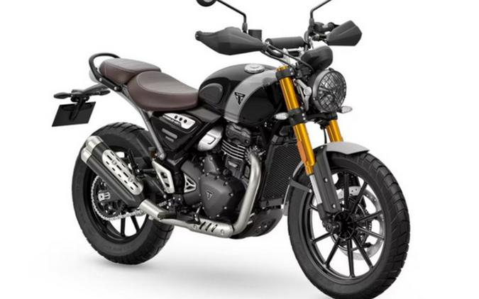 2024 Triumph Scrambler 400 X Phantom Black / Storm Grey