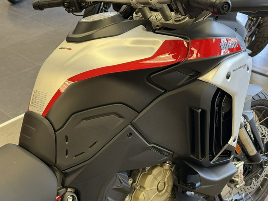 2025 Ducati Multistrada V4 Rally Brushed Aluminium & Matt Blac