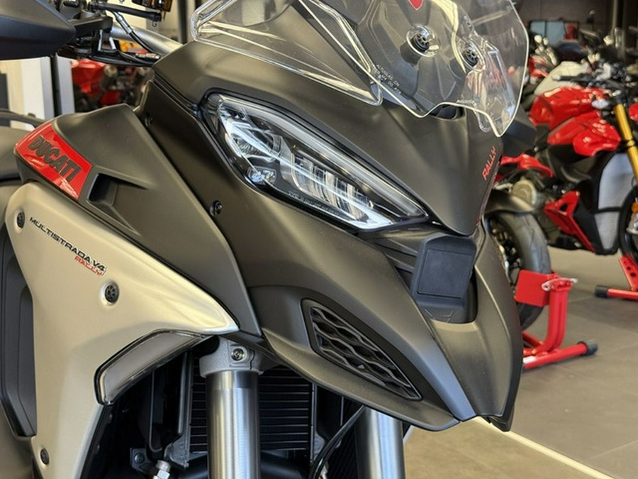 2025 Ducati Multistrada V4 Rally Brushed Aluminium & Matt Blac