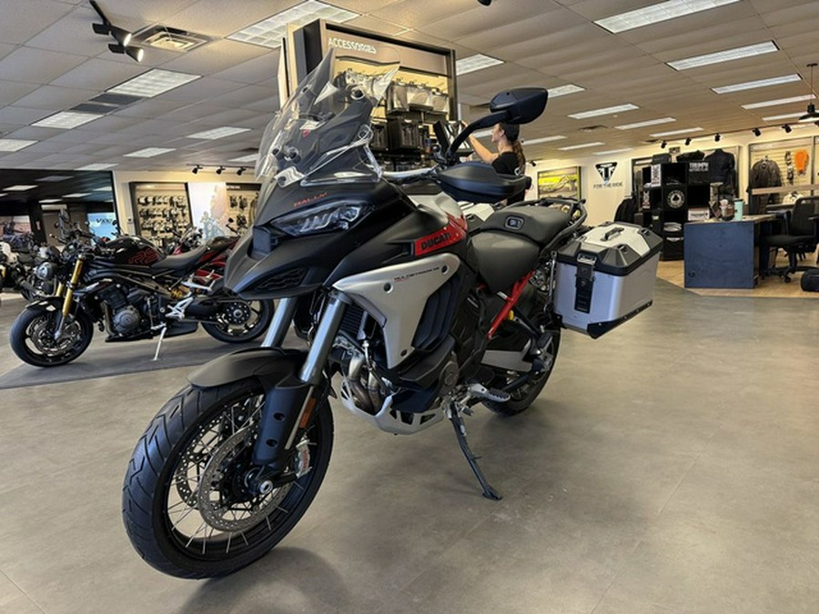 2025 Ducati Multistrada V4 Rally Brushed Aluminium & Matt Blac