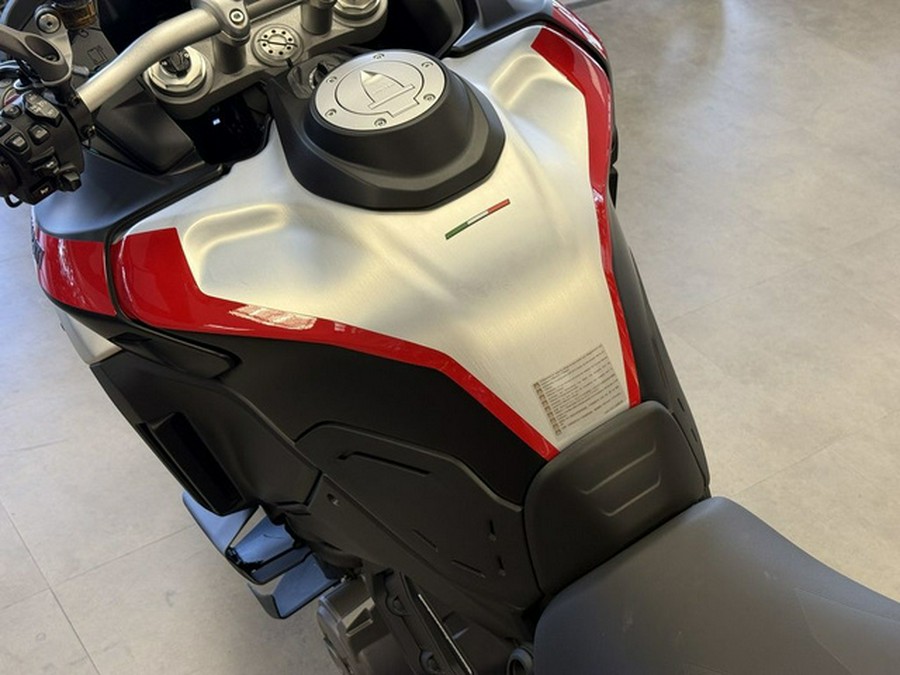 2025 Ducati Multistrada V4 Rally Brushed Aluminium & Matt Blac