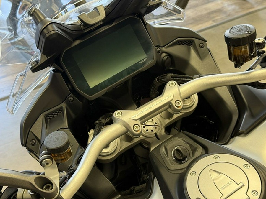 2025 Ducati Multistrada V4 Rally Brushed Aluminium & Matt Blac