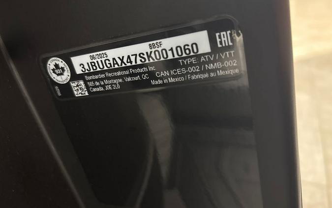 2025 Can-Am DEFENDER DPS HD10 STEALTH BLACK