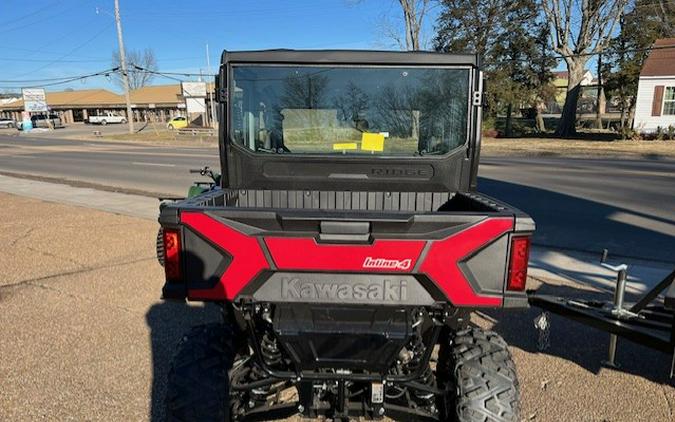 2025 Kawasaki RIDGE® Crew HVAC CANDY PERSIMMON RED