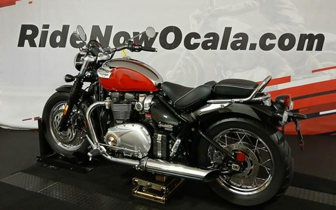 2023 Triumph Bonneville Speedmaster Chrome Edition Diablo Red