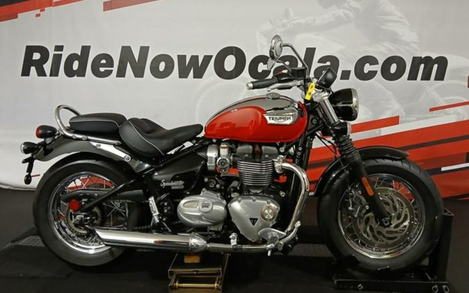 2023 Triumph Bonneville Speedmaster Chrome Edition Diablo Red