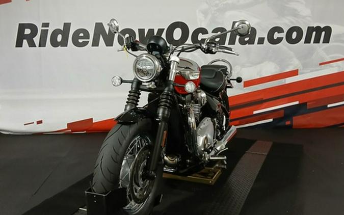 2023 Triumph Bonneville Speedmaster Chrome Edition Diablo Red