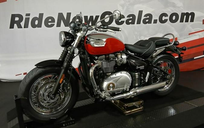 2023 Triumph Bonneville Speedmaster Chrome Edition Diablo Red