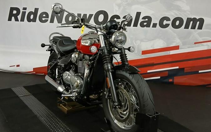 2023 Triumph Bonneville Speedmaster Chrome Edition Diablo Red