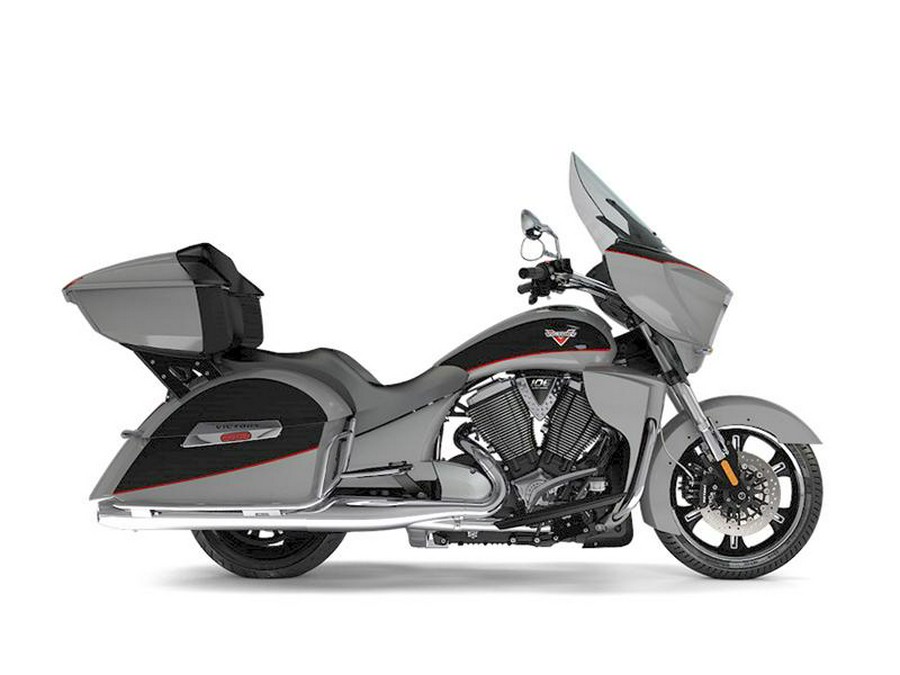2017 Victory Motorcycles® Cross Country Tour® Two-tone Turbo Silver and Black