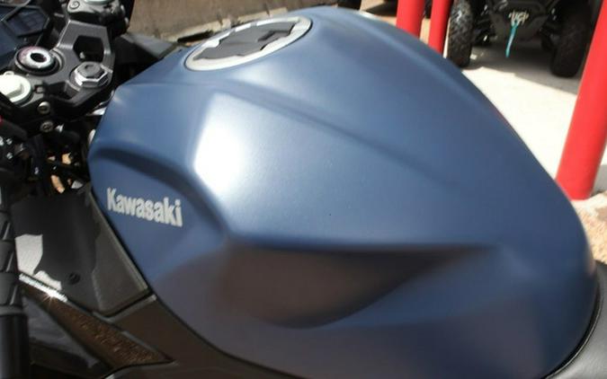 2026 Kawasaki Ninja 500 ABS Metallic Matte Twilight Blue