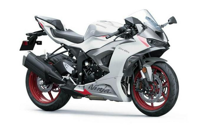 2024 Kawasaki Ninja ZX-6R ABS Pearl Robotic White/Metallic