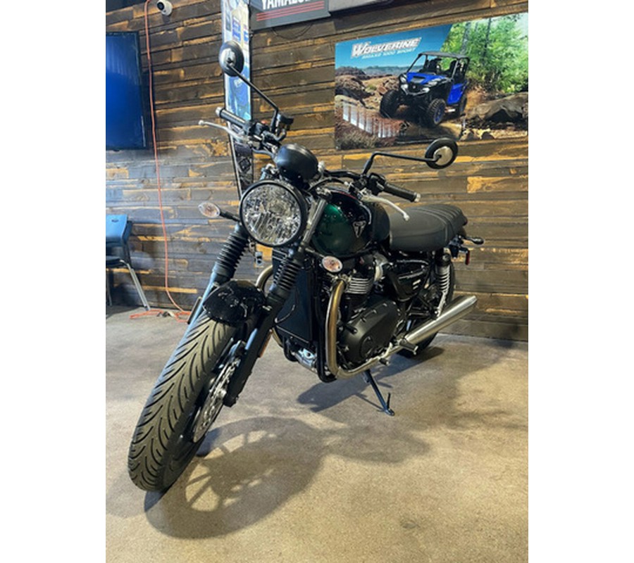 2024 Triumph Speed Twin 900 Competition GreenPhantom Black