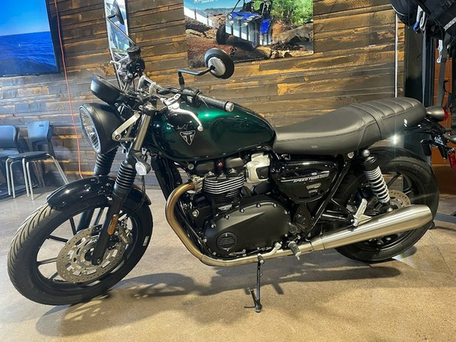 2024 Triumph Speed Twin 900 Competition GreenPhantom Black