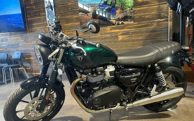 2024 Triumph Speed Twin 900 Competition GreenPhantom Black