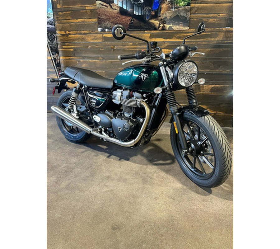 2024 Triumph Speed Twin 900 Competition GreenPhantom Black