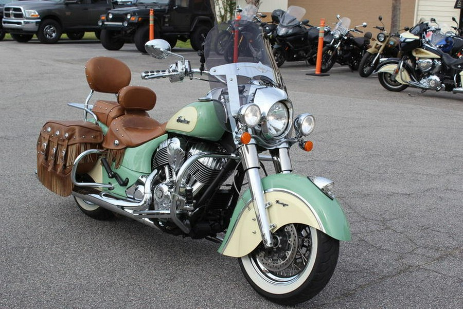 2015 Indian Motorcycle® Chief® Vintage Willow Green/Ivory Cream