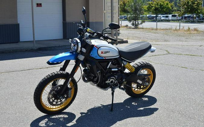 2022 Ducati Scrambler Desert Sled Sparking Blue