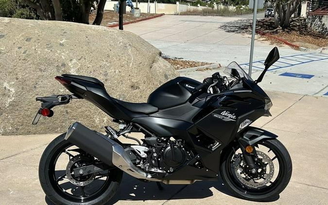 2026 Kawasaki Ninja 500 Metallic Flat Spark Black