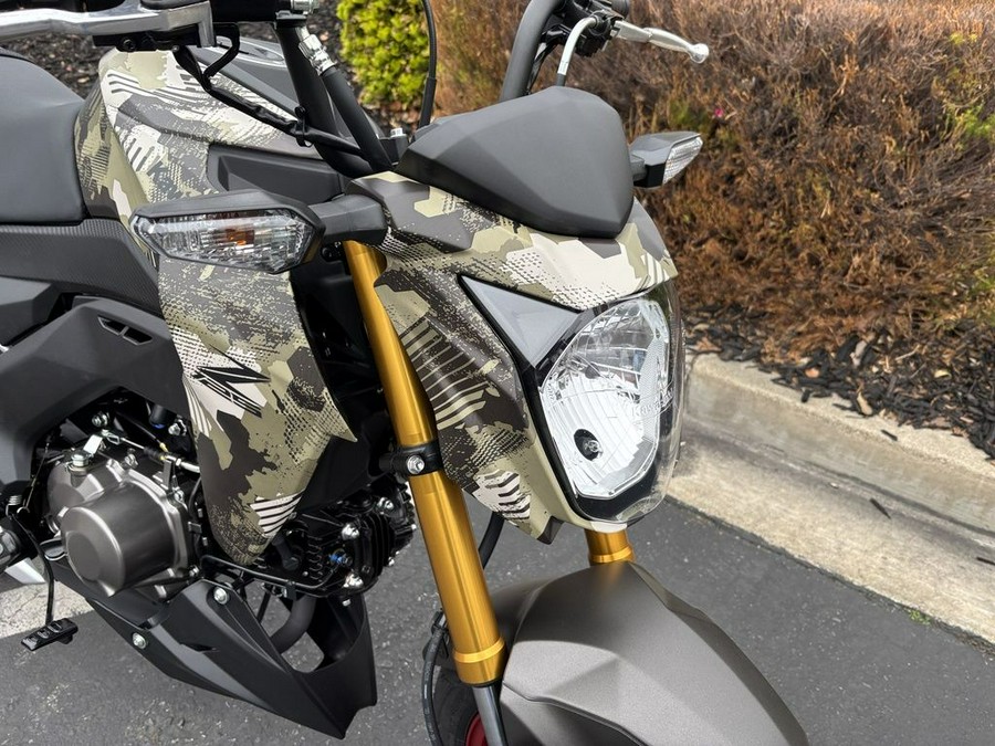 2026 Kawasaki Z125 PRO Cypher Camo Beige