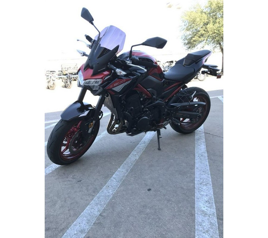 2024 Kawasaki Z900 ABS Candy Persimmon Red/Ebony