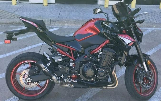 2024 Kawasaki Z900 ABS Candy Persimmon Red/Ebony