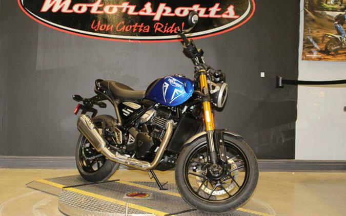 2025 Triumph Speed 400 Caspian Blue / Storm Grey