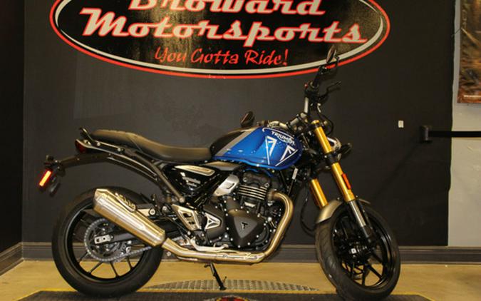 2025 Triumph Speed 400 Caspian Blue / Storm Grey