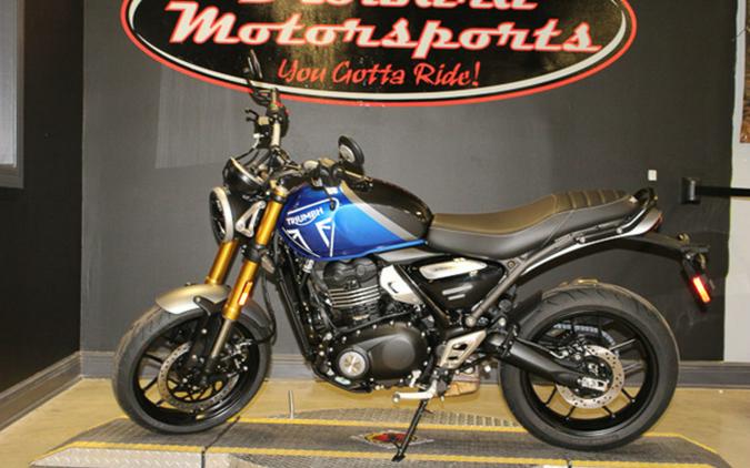 2025 Triumph Speed 400 Caspian Blue / Storm Grey
